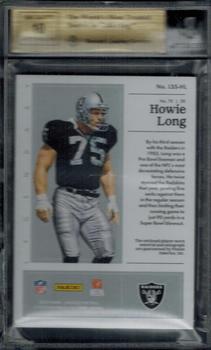 2018 Panini Encased - Legendary Swatch Signatures Sapphire #LSS-HL Howie Long Back