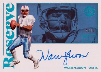 2018 Panini Encased - Reserve Signatures Sapphire #RS-MO Warren Moon Front