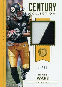 2018 Panini Encased - Century Collection Relics Gold #CC-HW Hines Ward Front