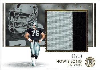 2018 Panini Encased - Substantial Swatches Gold #SS-HL Howie Long Front