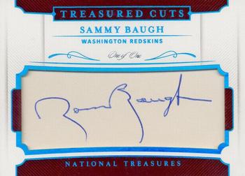2018 Panini National Treasures - Treasured Cuts #TC-SB Sammy Baugh Front