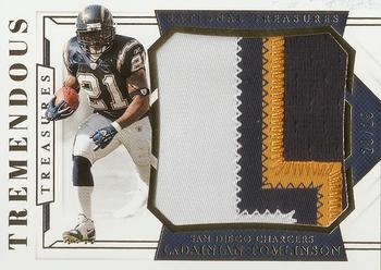 2018 Panini National Treasures - Tremendous Treasures Prime #TT-LT LaDainian Tomlinson Front