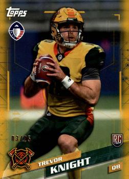 2019 Topps AAF - Gold #1 Trevor Knight Front