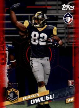 2019 Topps AAF - Red #41 Francis Owusu Front