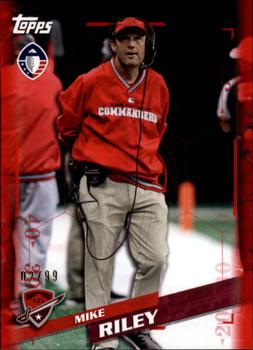 2019 Topps AAF - Red #110 Mike Riley Front