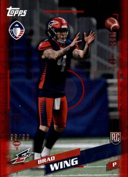 2019 Topps AAF - Red #122 Brad Wing Front