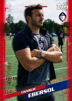 2019 Topps AAF - Red #131 Charlie Ebersol Front