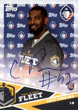 2019 Topps AAF - Autograph #AU-EP Eric Pinkins Front