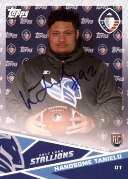 2019 Topps AAF - Autograph #AU-HT Handsome Tanielu Front