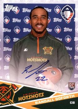 2019 Topps AAF - Autograph #AU-RG Randall Goforth Front
