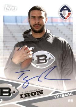 2019 Topps AAF - Autograph #AU-TI Ty Isaac Front