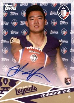 2019 Topps AAF - Autograph #AU-YK Younghoe Koo Front