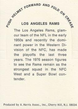 1976 Sunbeam NFL Stand-ups - No Sunbeam Logo #NNO Los Angeles Rams Back