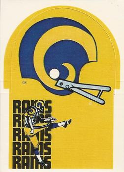 1976 Sunbeam NFL Stand-ups - No Sunbeam Logo #NNO Los Angeles Rams Front