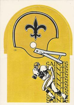 1976 Sunbeam NFL Stand-ups - No Sunbeam Logo #NNO New Orleans Saints Front