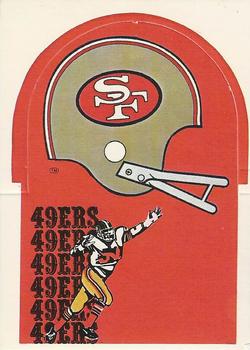 1976 Sunbeam NFL Stand-ups - No Sunbeam Logo #NNO San Francisco 49ers Front