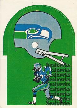 1976 Sunbeam NFL Stand-ups - No Sunbeam Logo #NNO Seattle Seahawks Front