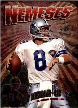 1995 Stadium Club - Nemeses Members Only #N8 Troy Aikman / Michael Brooks Front