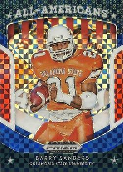 2019 Panini Prizm Draft Picks - Prizms Red White and Blue #29 Barry Sanders Front
