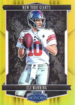 2018 Panini Honors - Gold #20 Eli Manning Front