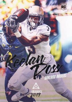 2019 Panini Luminance #191 Keelan Doss Front