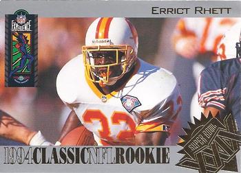 1995 Classic NFL Experience - Rookies Spanish #R4 Errict Rhett Front