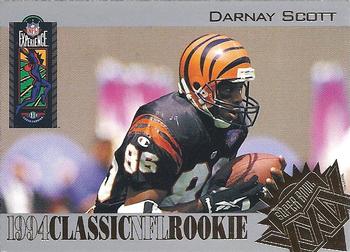 1995 Classic NFL Experience - Rookies Spanish #R8 Darnay Scott Front