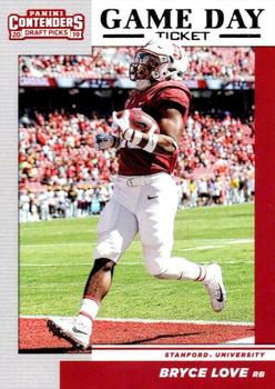 2019 Panini Contenders Draft Picks Collegiate - Game Day Ticket #3 Bryce Love Front