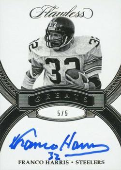 2018 Panini Flawless - 2017 Flawless Greats Silver #GR-FH Franco Harris Front