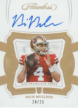 2018 Panini Flawless - Flawless Rookie Signatures #RCS-NM Nick Mullens Front