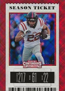 2019 Panini Contenders Draft Picks Collegiate - Diamond Ticket #51 Jordan Wilkins Front