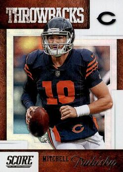 2019 Score - Throwbacks #T-5 Mitchell Trubisky Front