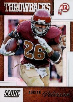 2019 Score - Throwbacks #T-12 Adrian Peterson Front