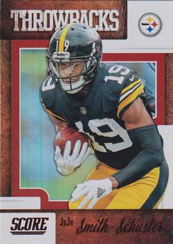 2019 Score - Throwbacks Red #T-19 JuJu Smith-Schuster Front