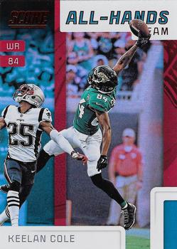 2019 Score - All Hands Team Red #AHT-1 Keelan Cole Front