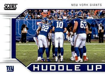 2019 Score - Huddle Up #HU-2 New York Giants Front