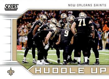 2019 Score - Huddle Up #HU-9 New Orleans Saints Front
