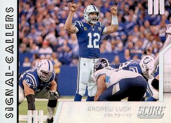 2019 Score - Signal-Callers #SC-17 Andrew Luck Front