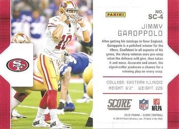 2019 Score - Signal-Callers Red #SC-4 Jimmy Garoppolo Back