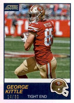 2019 Score - 30th Anniversary #307 George Kittle Front