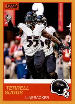 2019 Score - Gold #84 Terrell Suggs Front