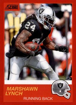 2019 Score - Red #38 Marshawn Lynch Front