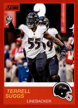2019 Score - Red #84 Terrell Suggs Front