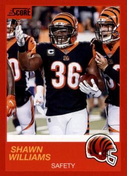 2019 Score - Red #100 Shawn Williams Front