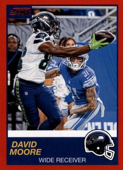 2019 Score - Red #322 David Moore Front