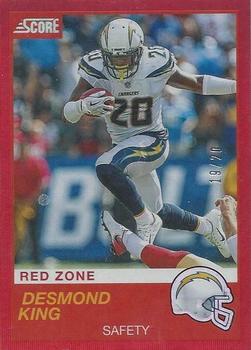 2019 Score - Red Zone #26 Desmond King Front