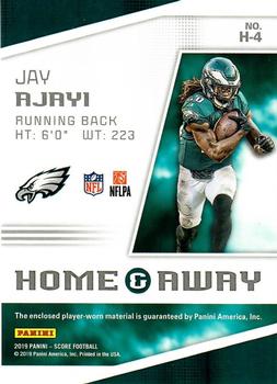 2019 Score - Home and Away (Home) #H-4 Jay Ajayi Back
