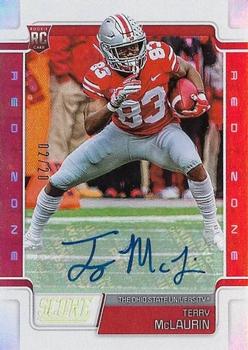 2019 Score - Rookies Signatures Red Zone #424 Terry McLaurin Front