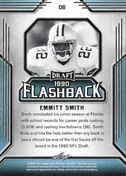 2019 Leaf Draft - Draft Flashback #06 Emmitt Smith Back