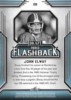 2019 Leaf Draft - Draft Flashback #08 John Elway Back